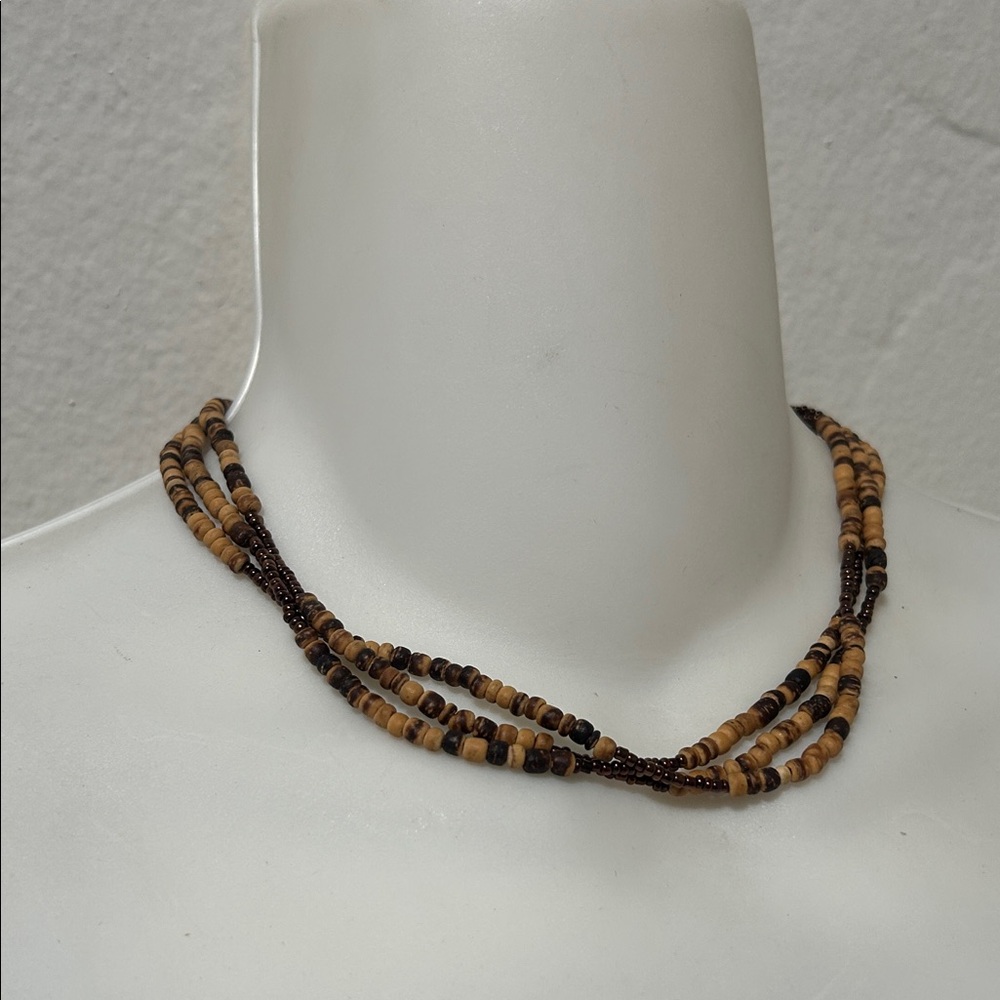 Brown Beaded Necklace